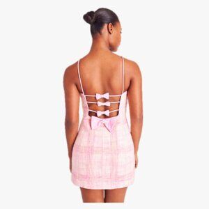 NWT LoveShackFancy | Pink Peony Gandler Tweed Mini Dress | Size: 8